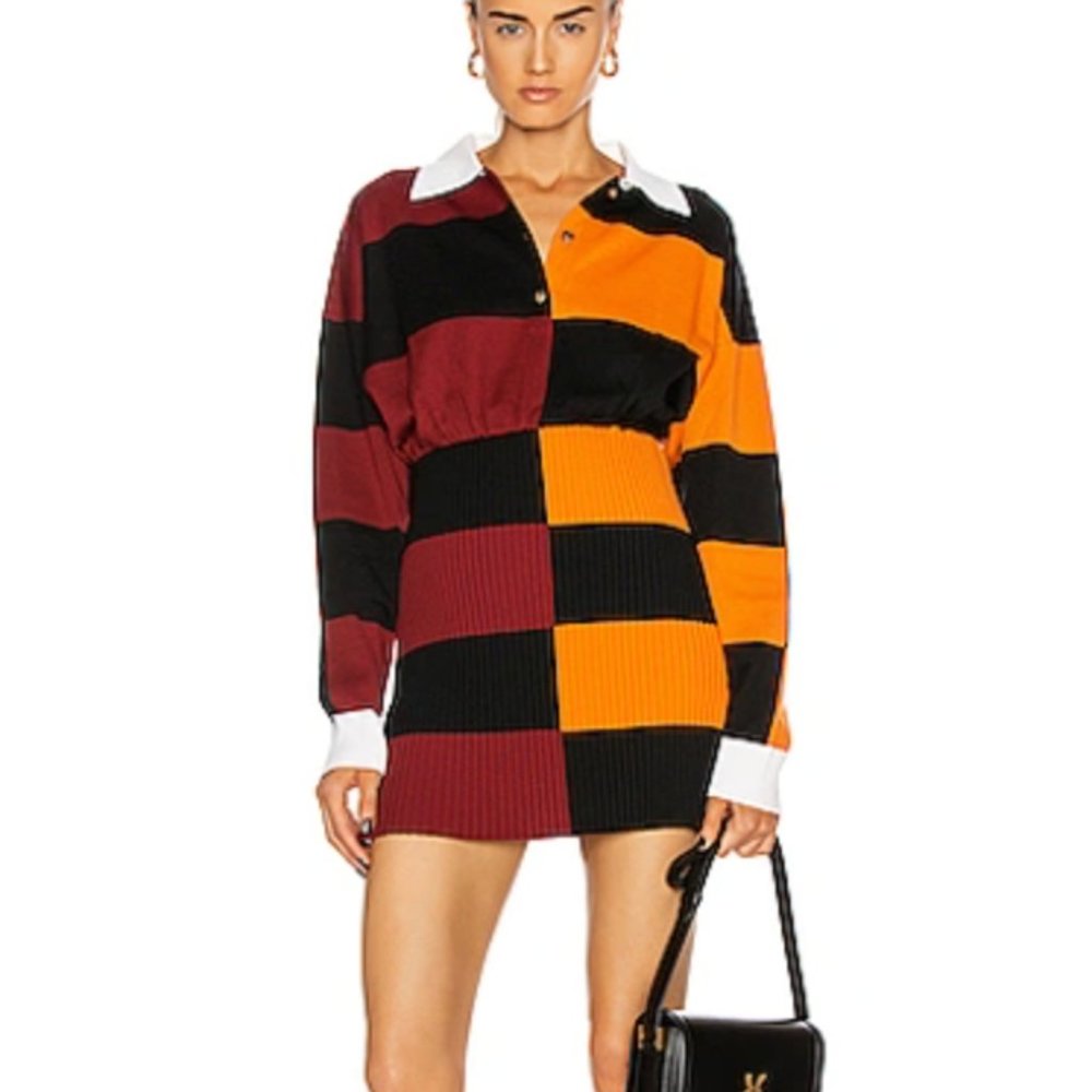 BURBERRY Stripe Polo Dress